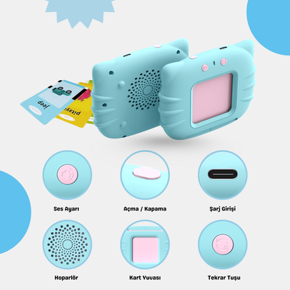 ToddleReady™ Eğitici Konuşan Kartlar