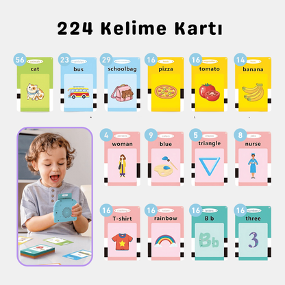 ToddleReady™ Eğitici Konuşan Kartlar
